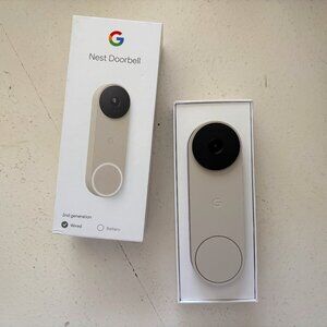 Google Nest Camera Doorbell - Wired, Brand New, Linen Color